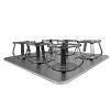 Платформа Stegler TS-FC-B с держателями колб 6×250 мл для шейкера POS-12